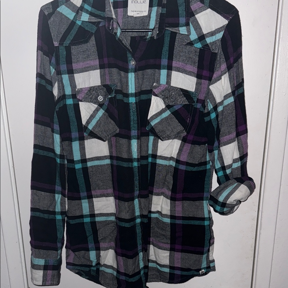Nollie Multicolor Plaid Button-Up Shirt